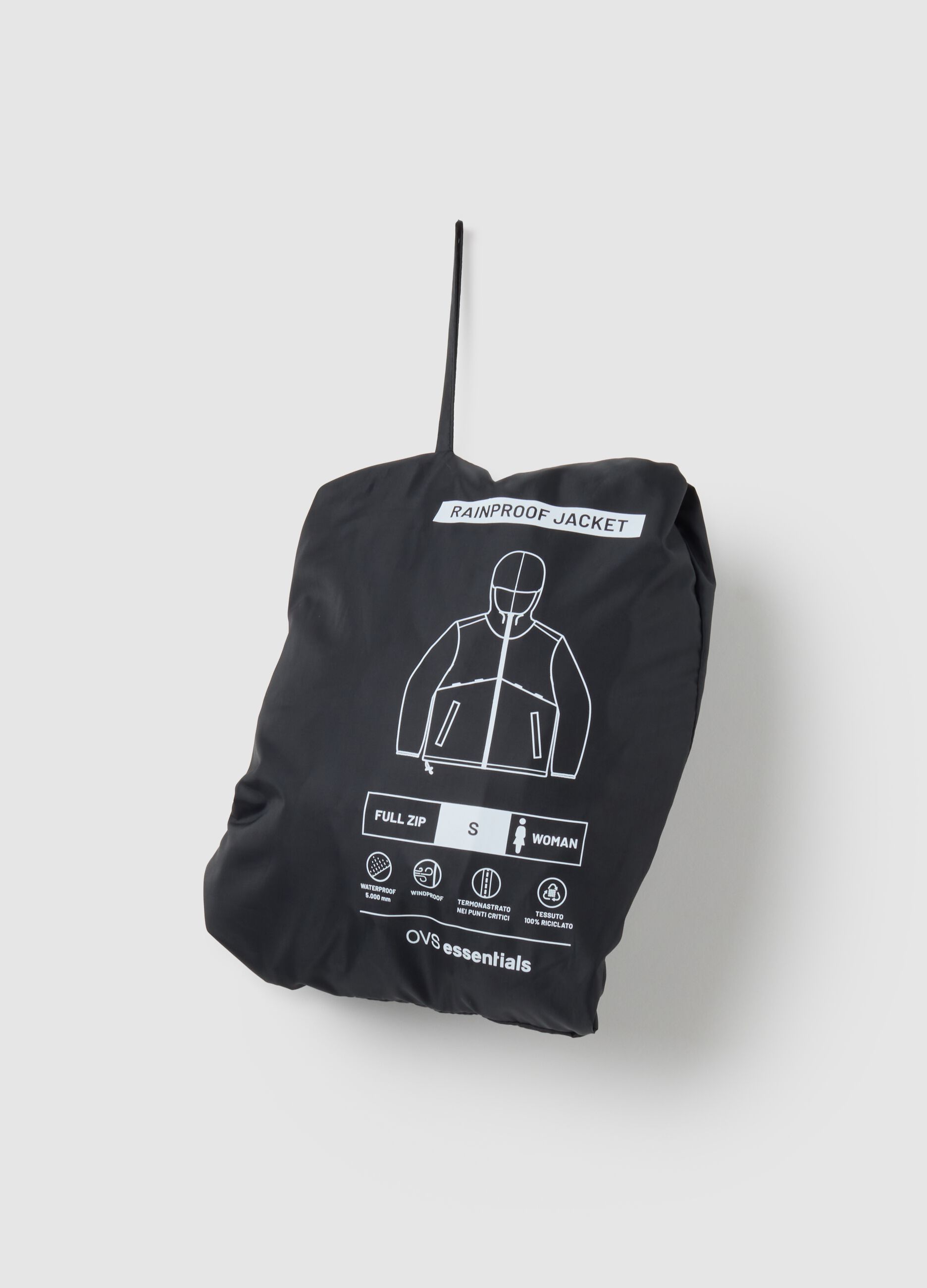 Women's Black Waterproof Jacket