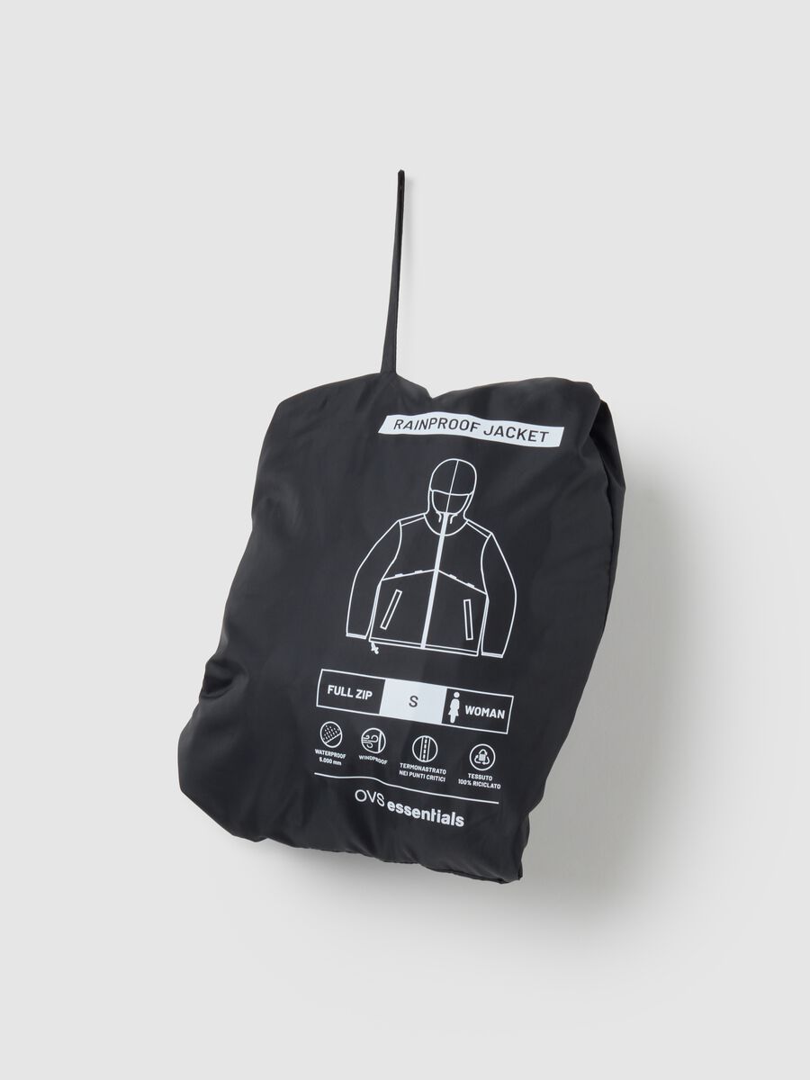 Women's Black Waterproof Jacket_2