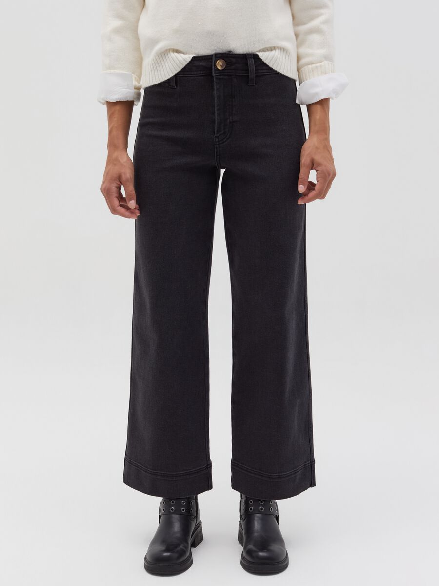 Stretch culotte jeans_1