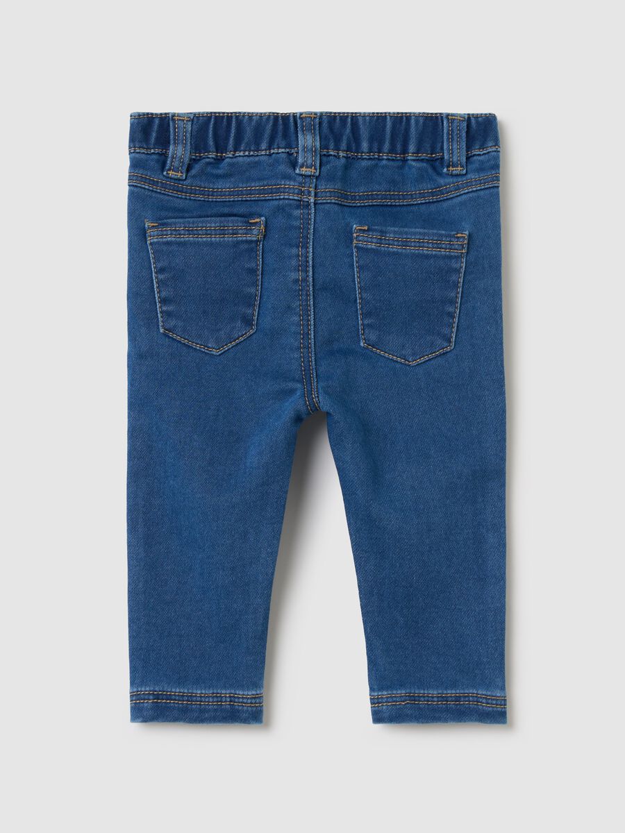 French Terry jeans with five pockets_1