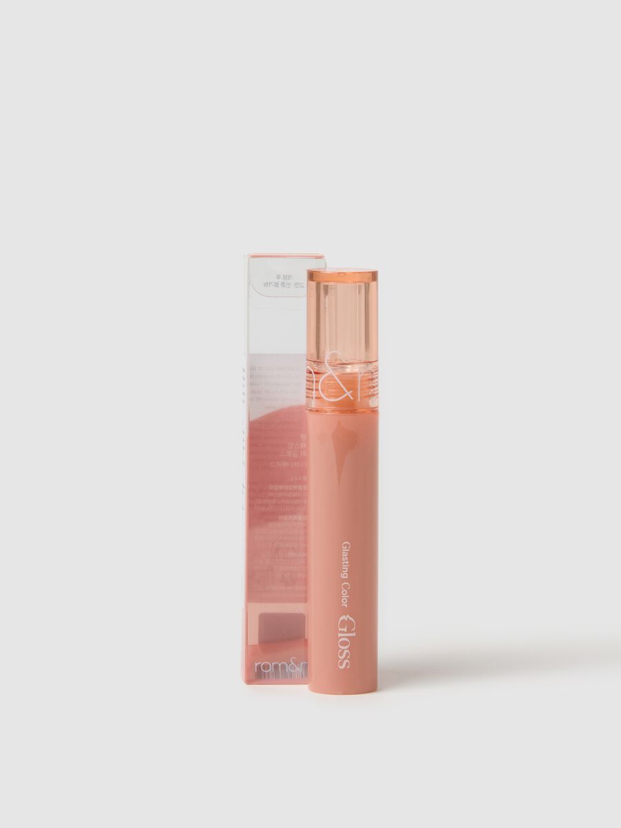 ROM&ND GLASTING COLOR GLOSS 02 NUTTY VAGUE COLOURED LIP GLOSS - Korean Make-up_0