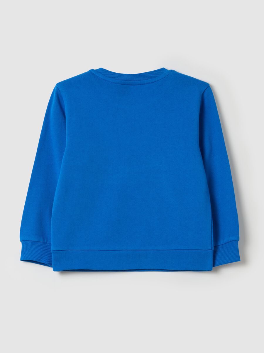 French terry sweatshirt with pouch pocket_1