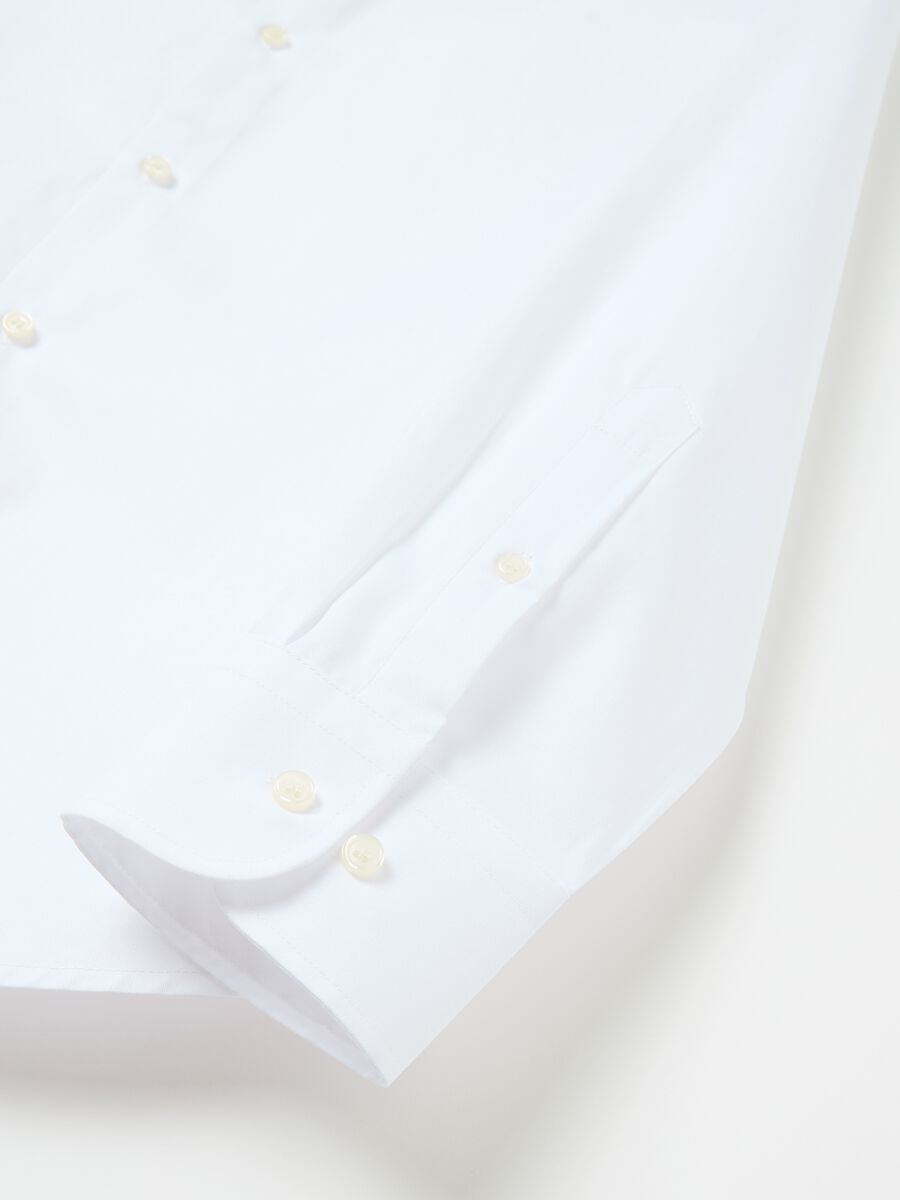 Camicia slim in cotone button-down_5