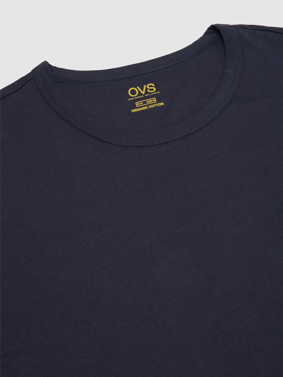 Bipack di t-shirt da uomo in puro cotone blu regular fit_5