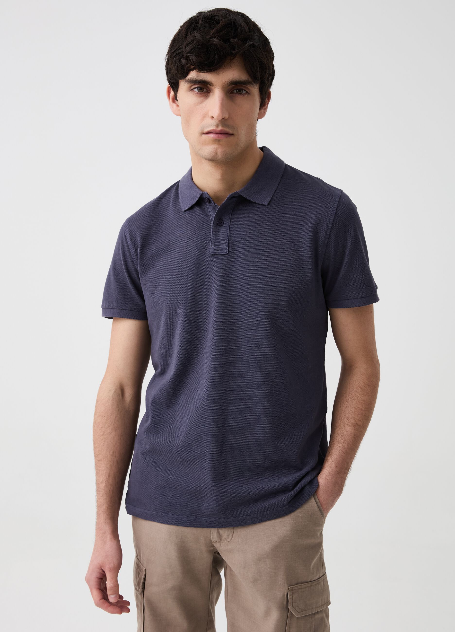 Ovs Polo regular fit in piquet di cotone
