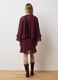 Brown crepe oversized dress_3
