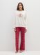 Multicolour plaid Christmas pyjamas in pure cotton regular fit_0