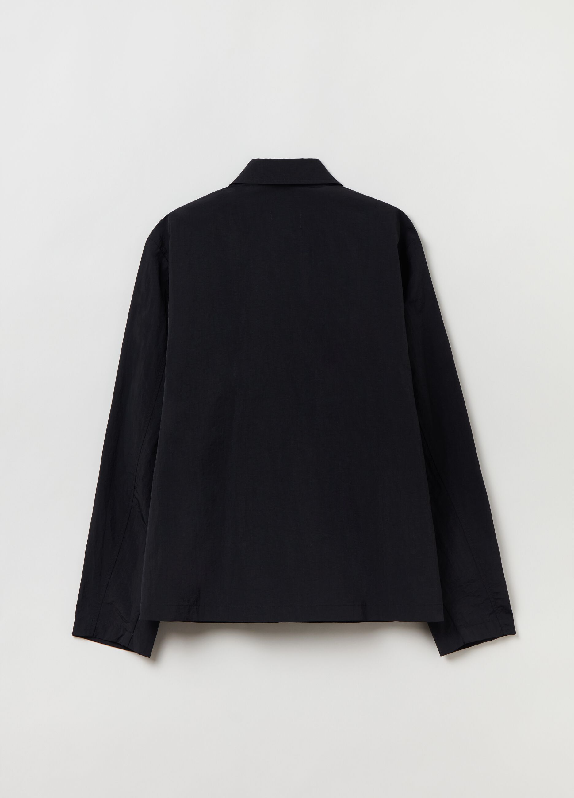 Technical Nylon Light Jacket Black_5