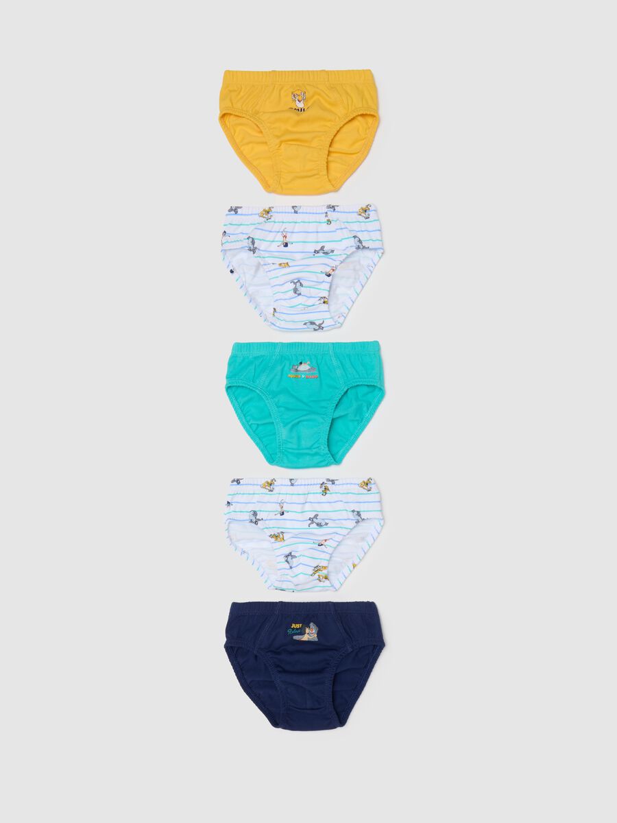 Five-pack The Jungle Book briefs in organic cotton_0