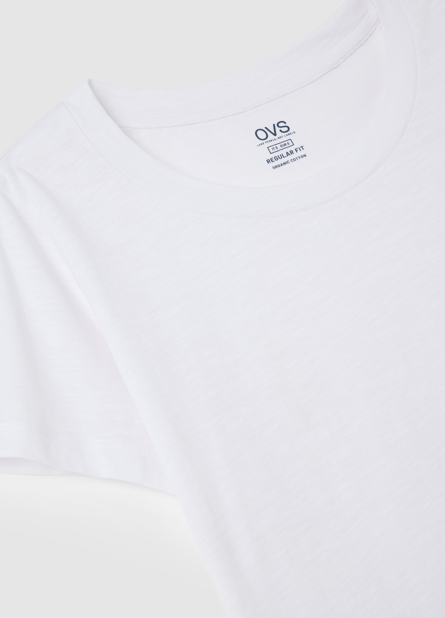 Pure Cotton White T-shirt by Ovs