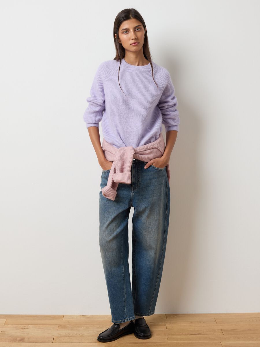 Lilac Regular Fit Sweater_2