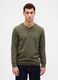 Green Long Sleeve Cotton T-shirt_0