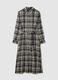 Multicolour Check Long Dress in Pure Cotton Regular Fit_4