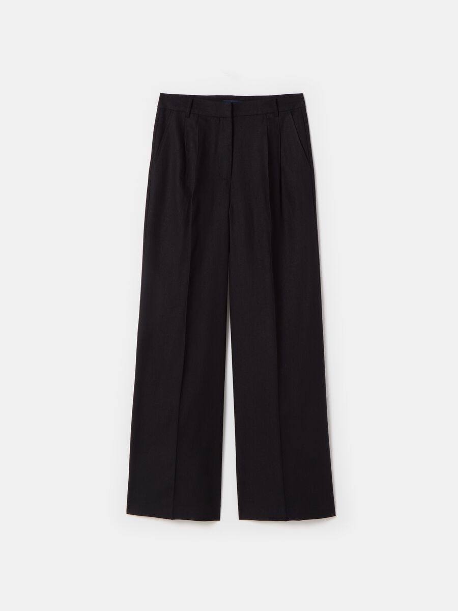 Contemporary wide-leg palazzo trousers_3