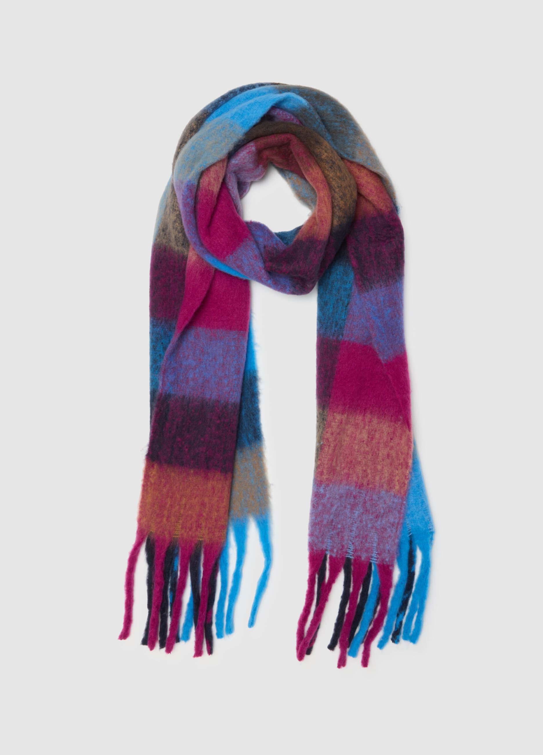 Multicolour Scarf in Fabric Blend