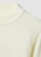 White long-sleeved top with high neck, regular fit_5