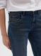 Blue straight jeans in stretch denim regular fit_3