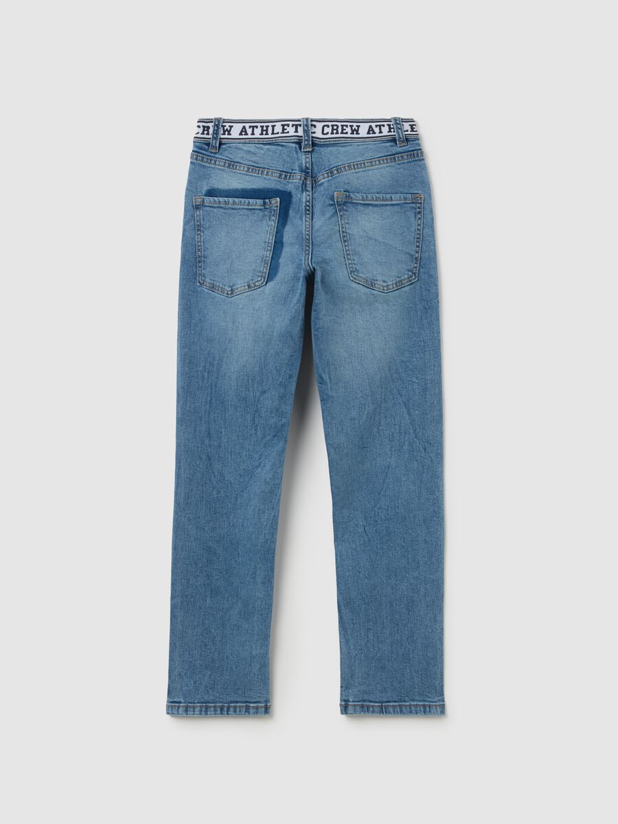 Regular-fit jeans with "Athletic Crew" detail_1