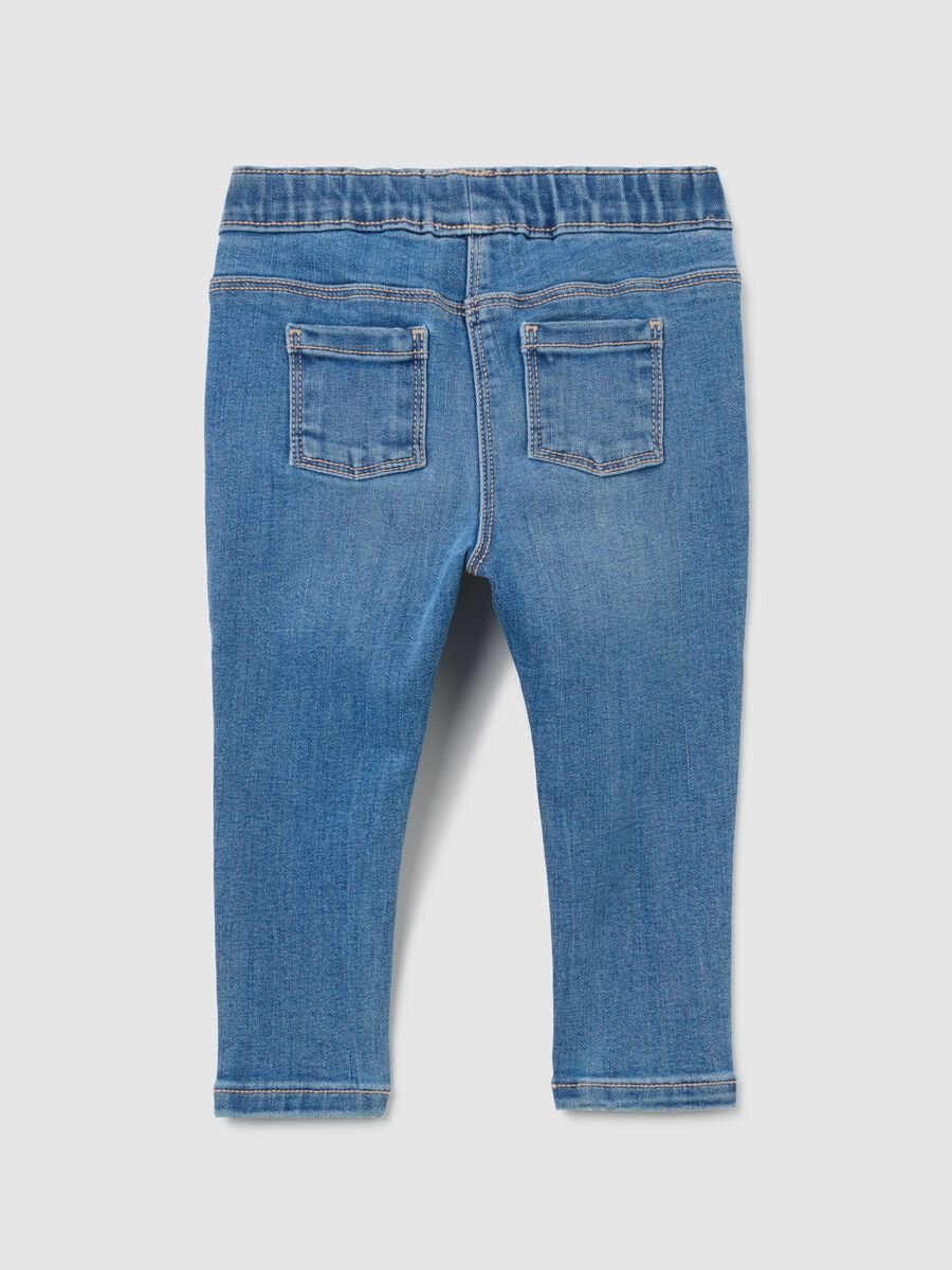 Girl's Stretch Denim Jeggings_1