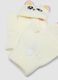 White stretch-fabric gloves with fold-over cuff_2