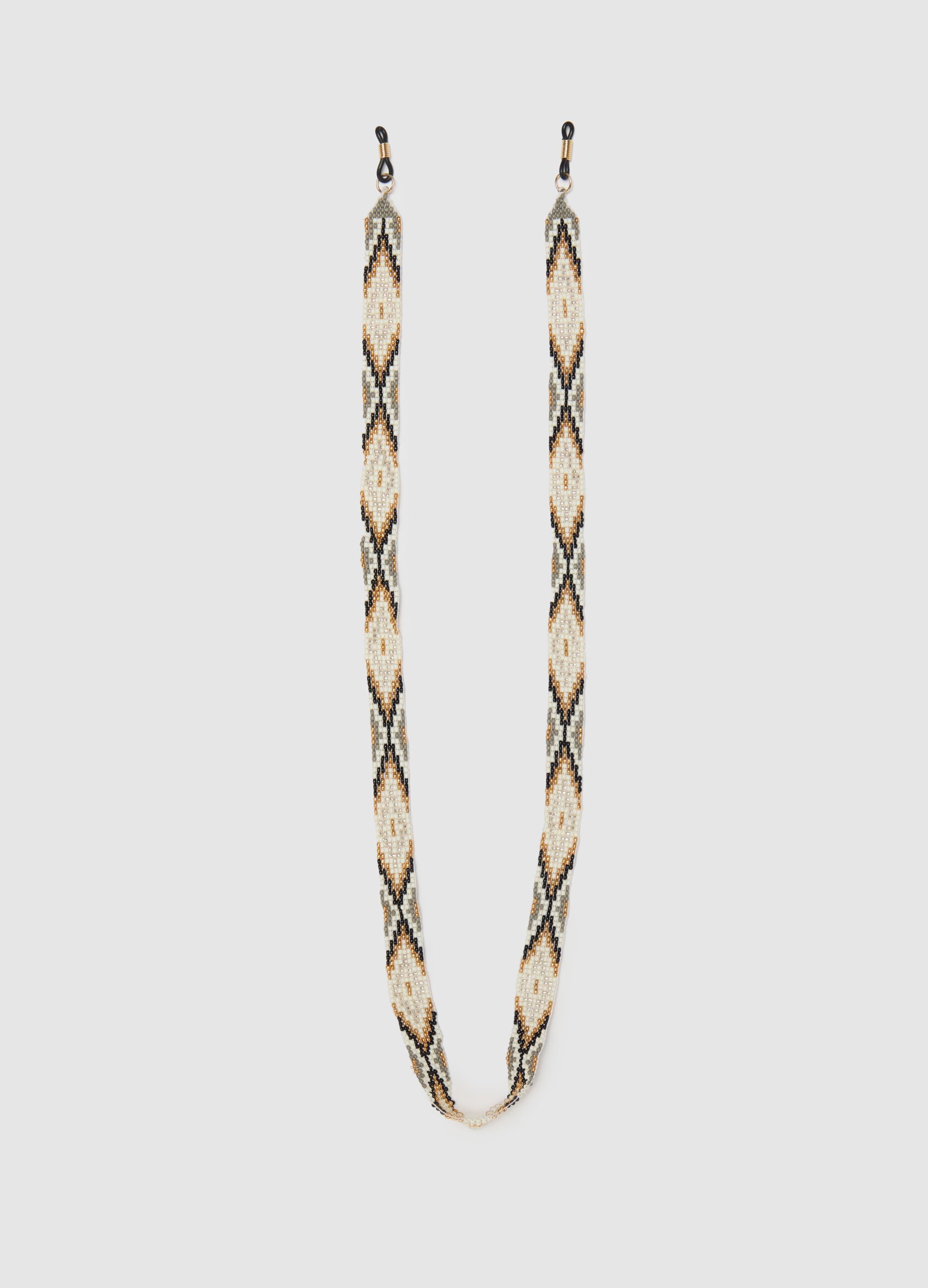 Glasses chain with ethnic decoration
