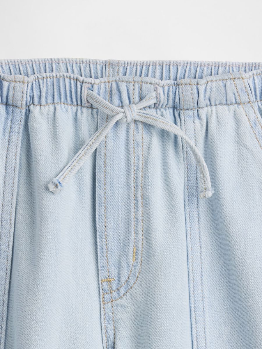 Wide-leg trousers in pure cotton_4