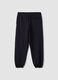 Navy blue relaxed-fit stretch joggers_5