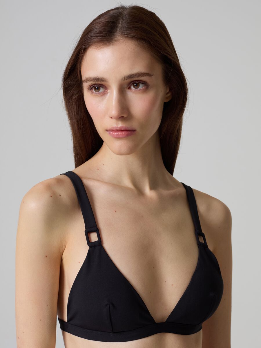 Triangle bikini top with buckles_1