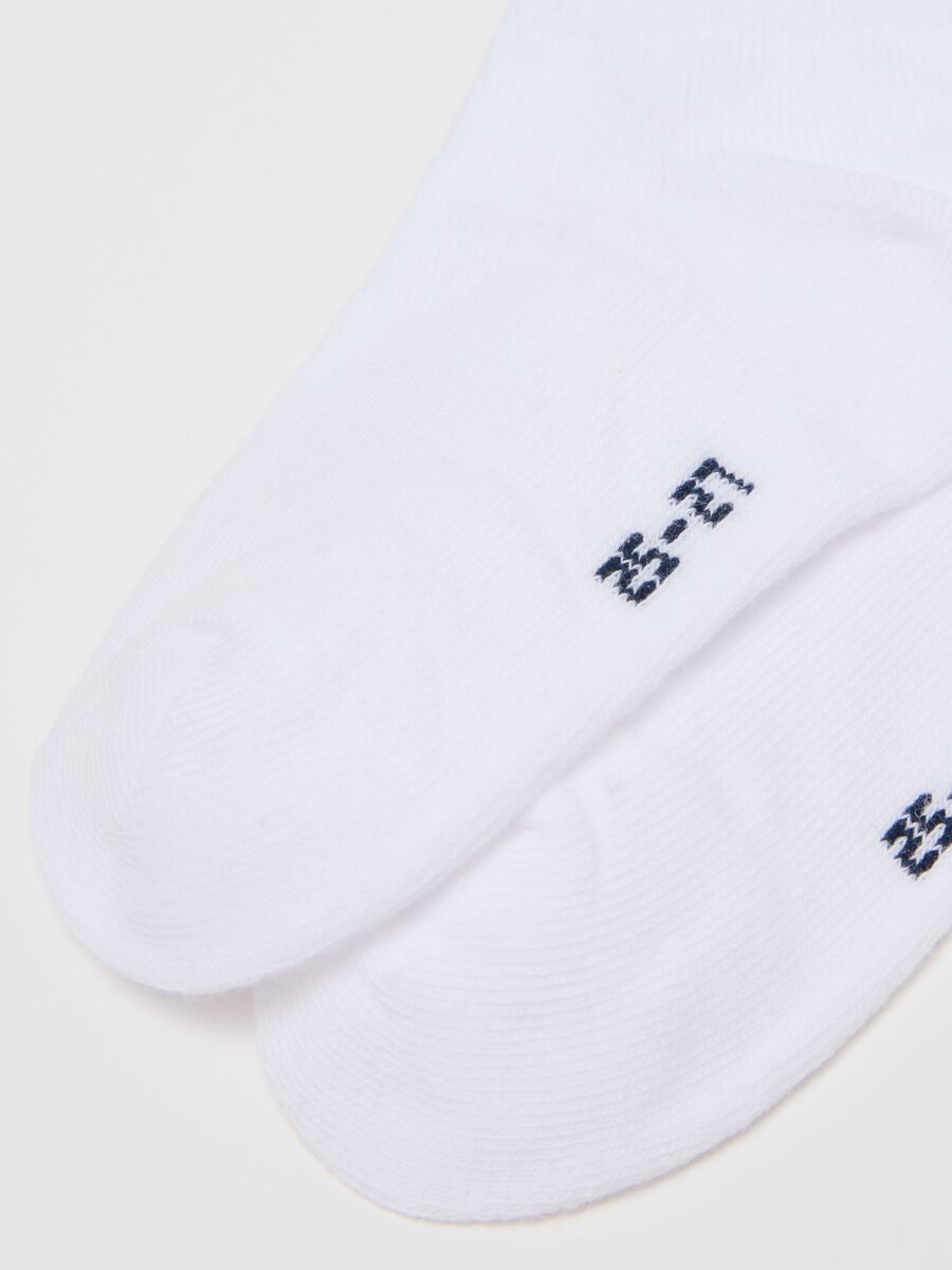 Five-pair pack shoe liners in stretch cotton_2