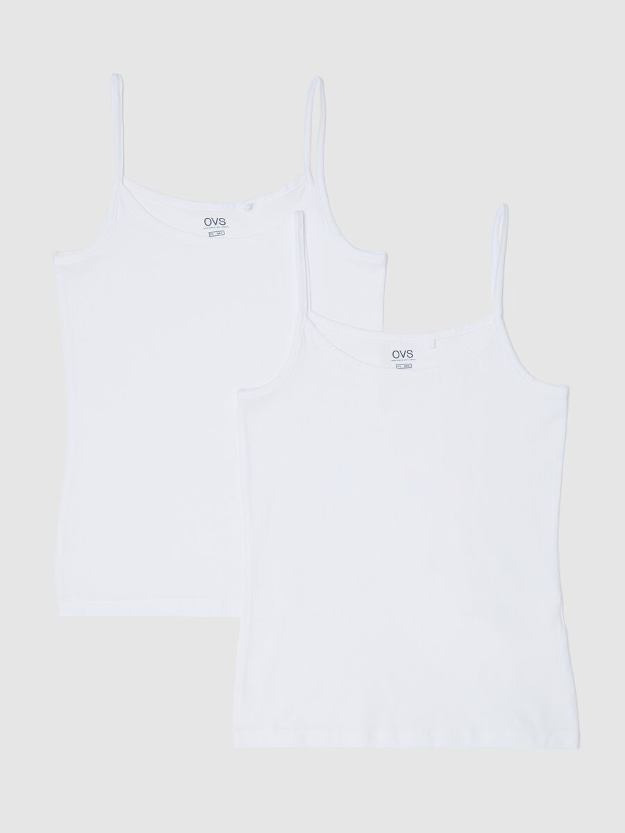 Two-pack vests with round neck_4