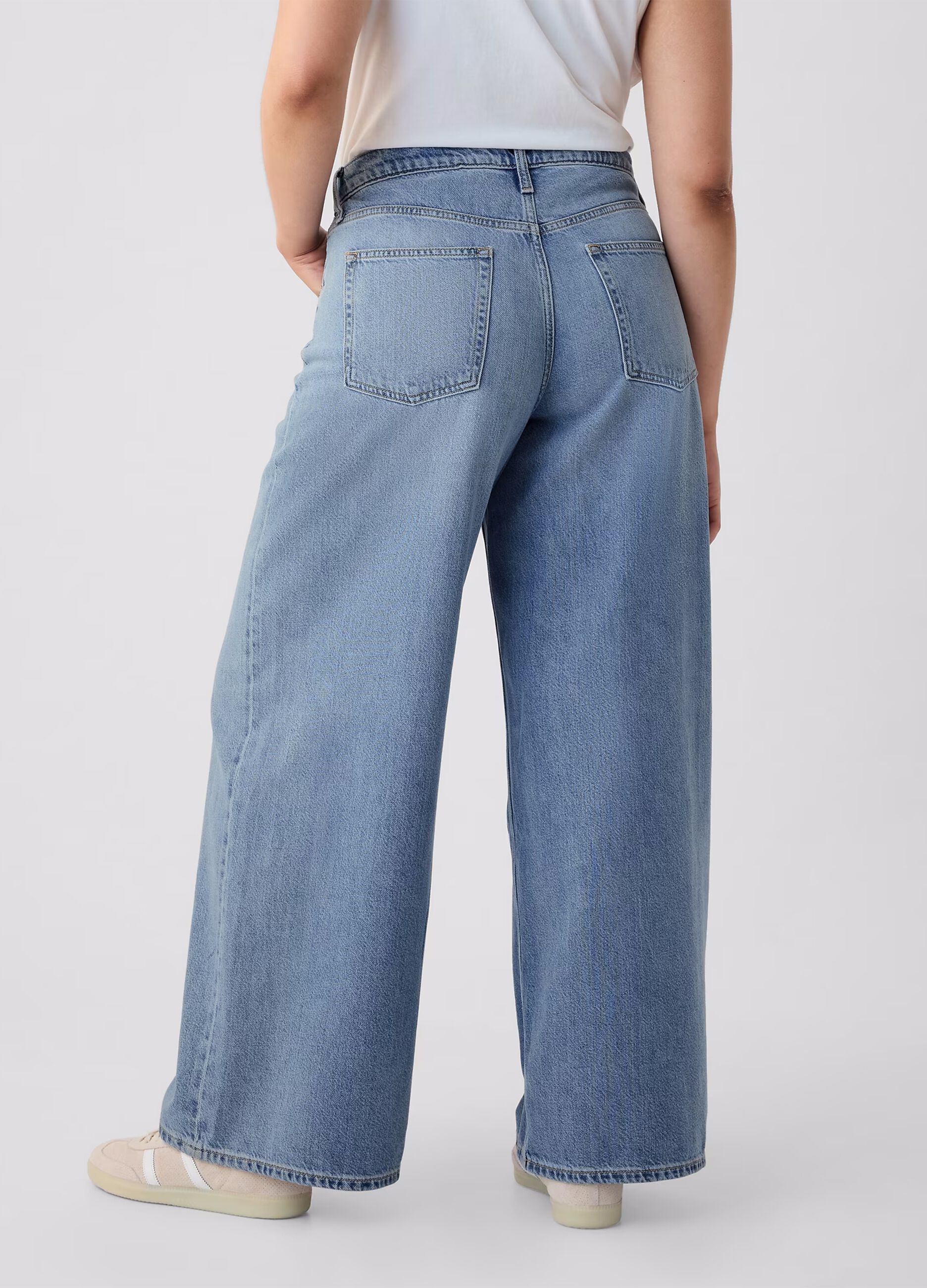 Jeans baggy fit vita media