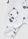 White pure cotton baby sleepsuit with print_2