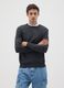 Grey viscose blend jumper regular fit_1