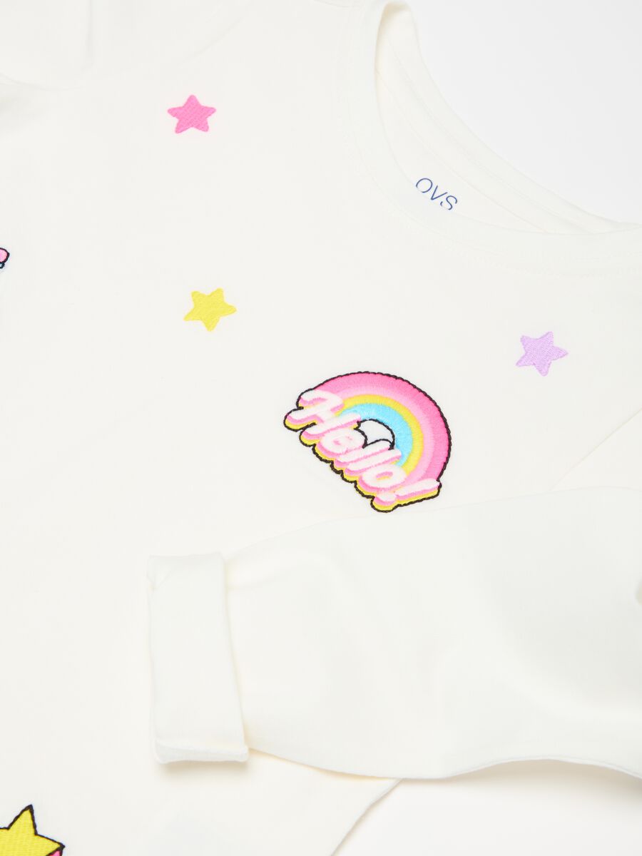 Long-sleeved T-shirt with embroidery_2