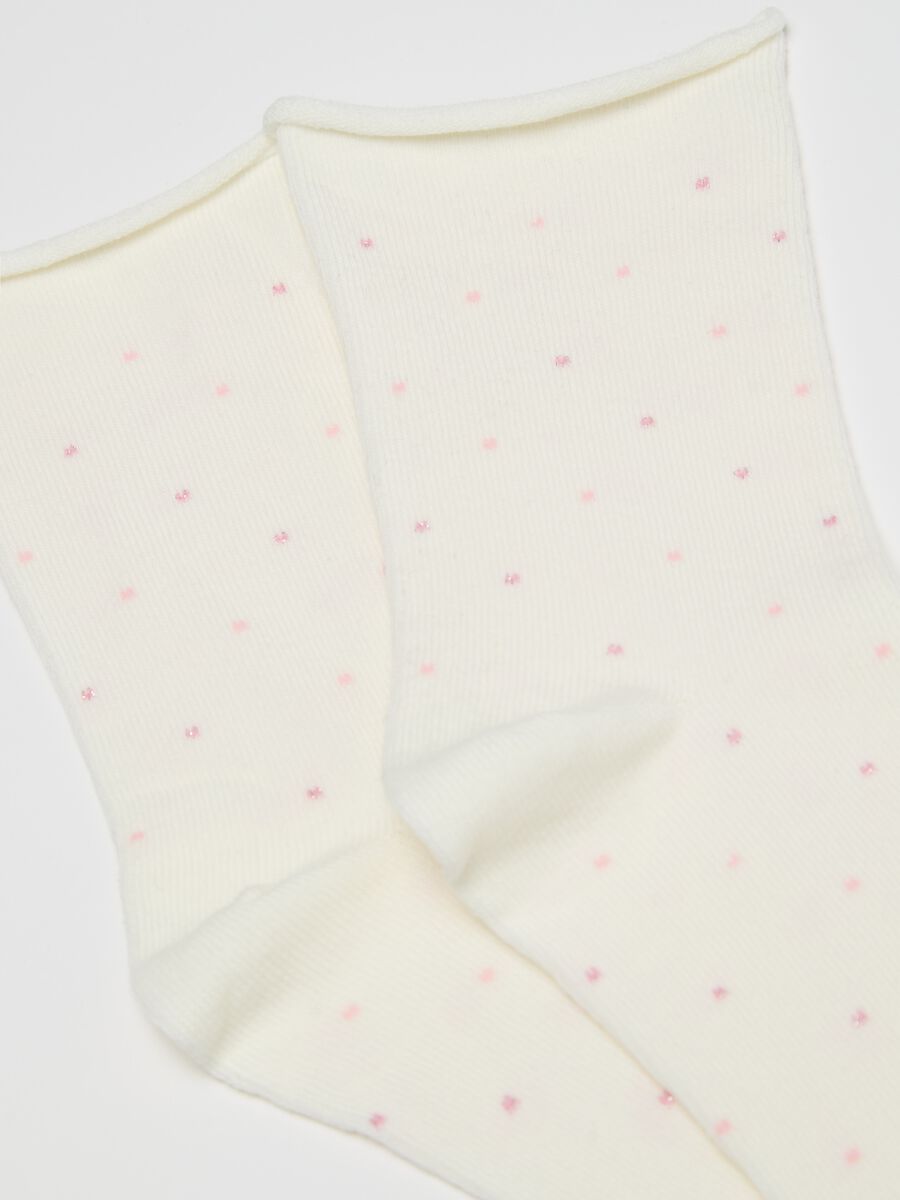 Two-pair pack short socks with small fold_2