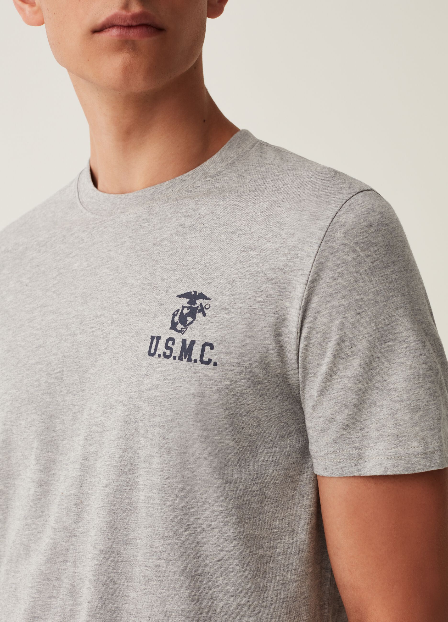 T-shirt girocollo con stampa