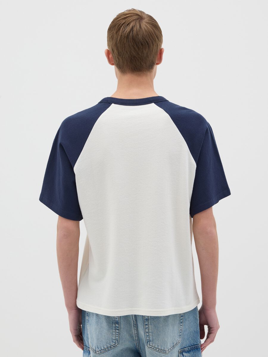 T-shirt in two-tone cotton_2