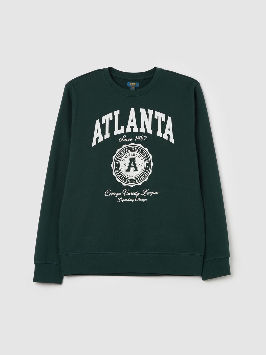 Sweatshirt with college print_3
