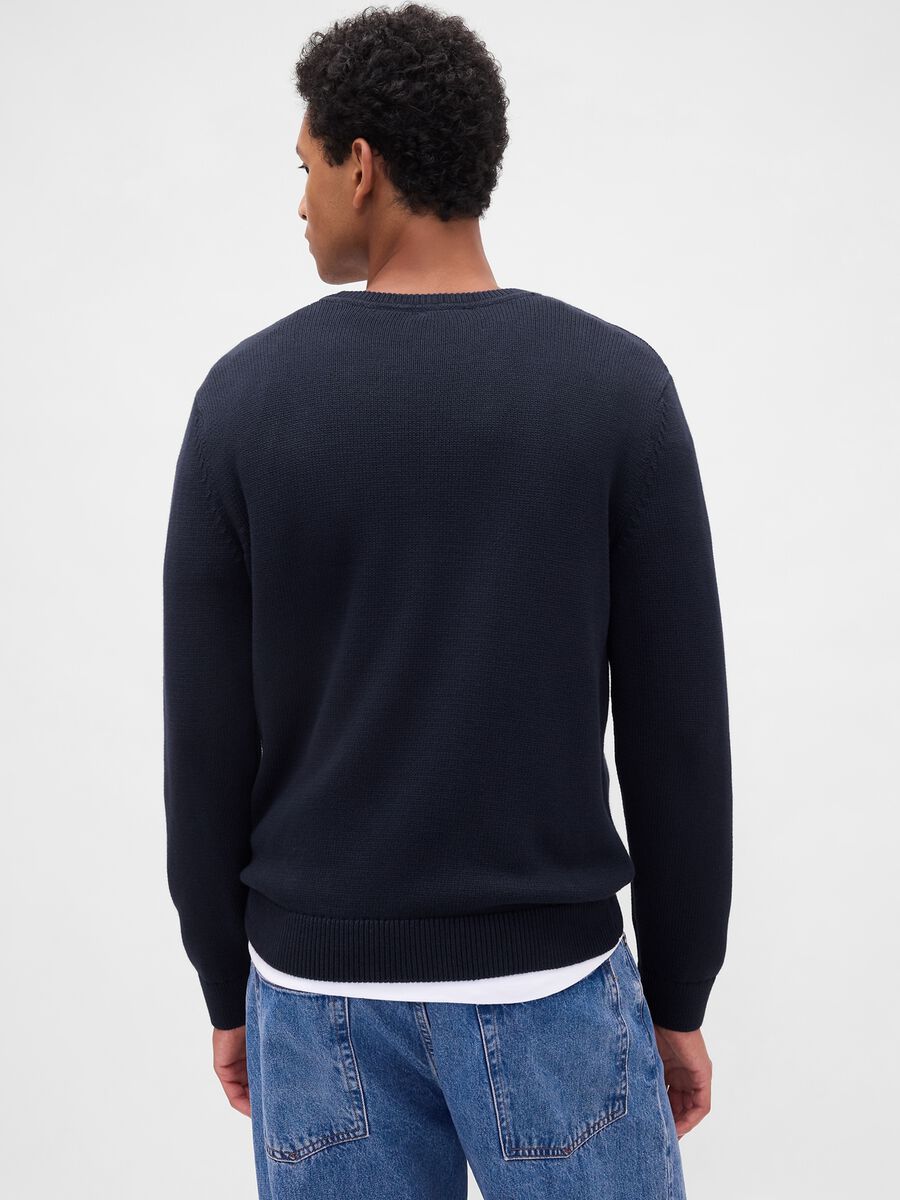 Blue Cotton Sweater_2