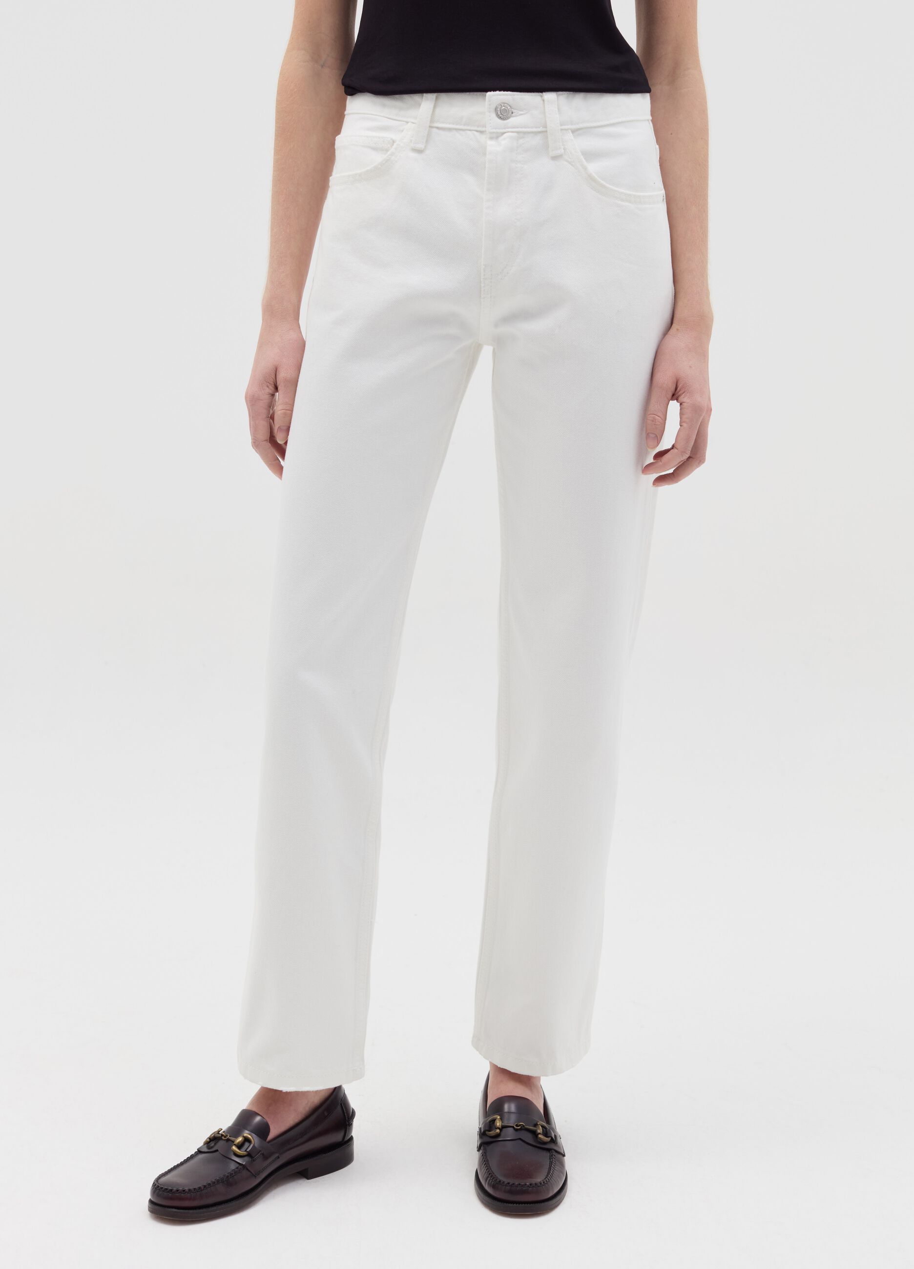 Jeans straight fit cinque tasche