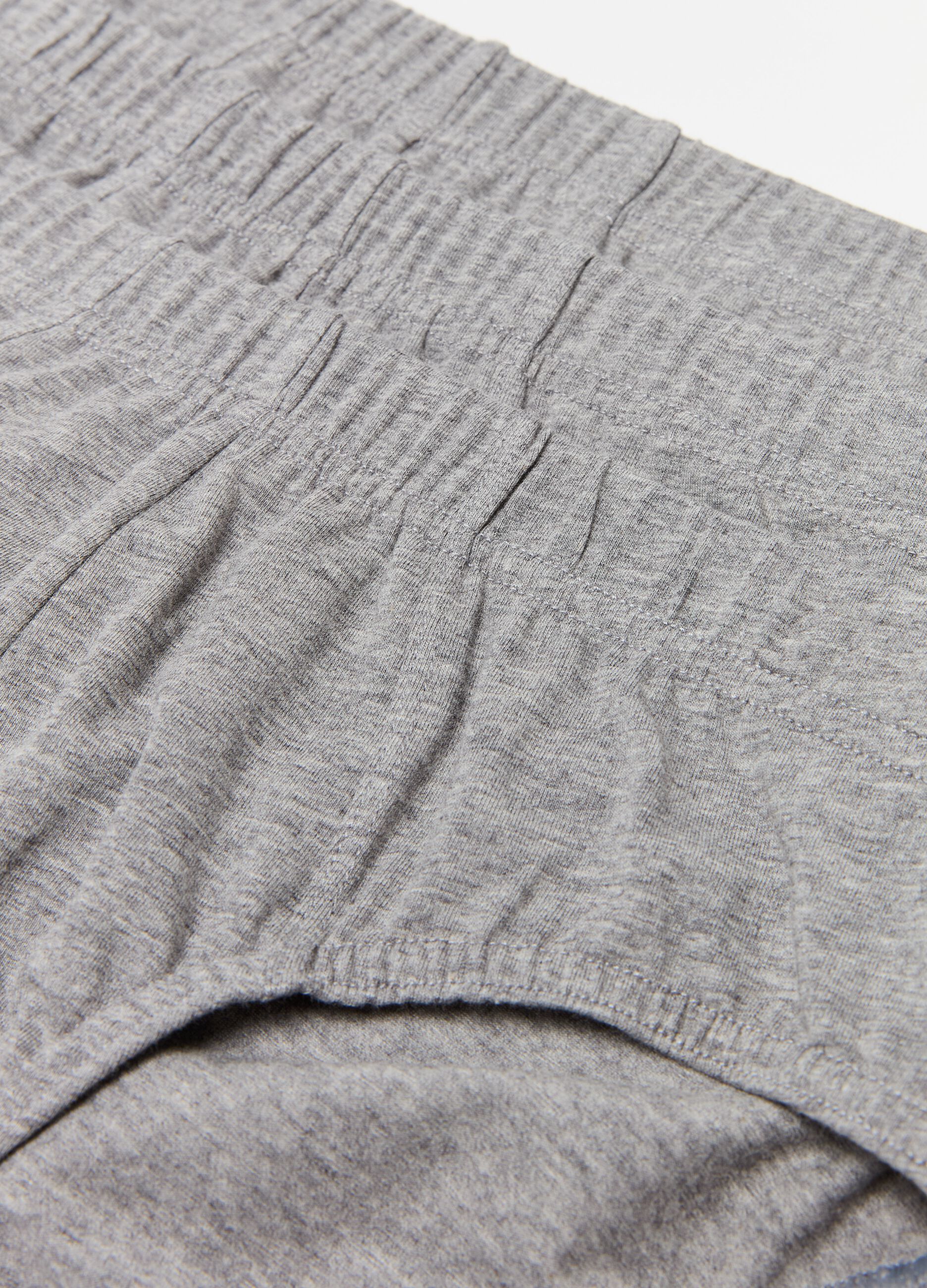 Tripack slip in cotone bio stretch