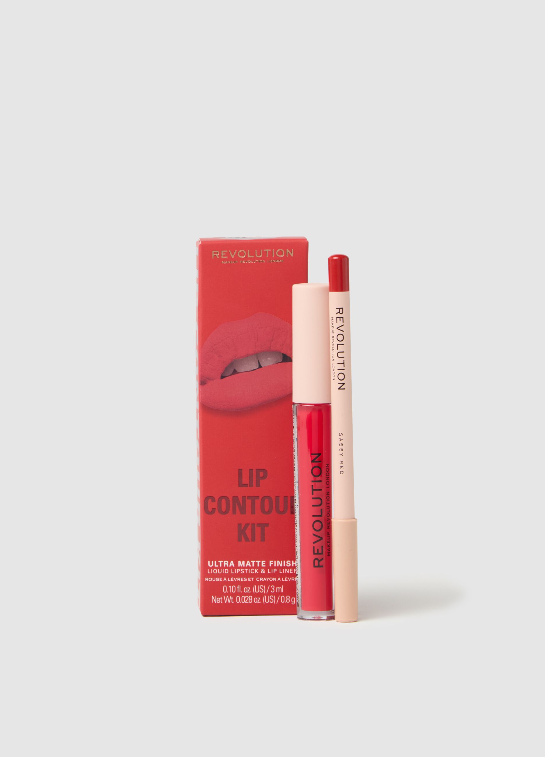 Lip Contour Sassy Red lip pencil and lipstick kit