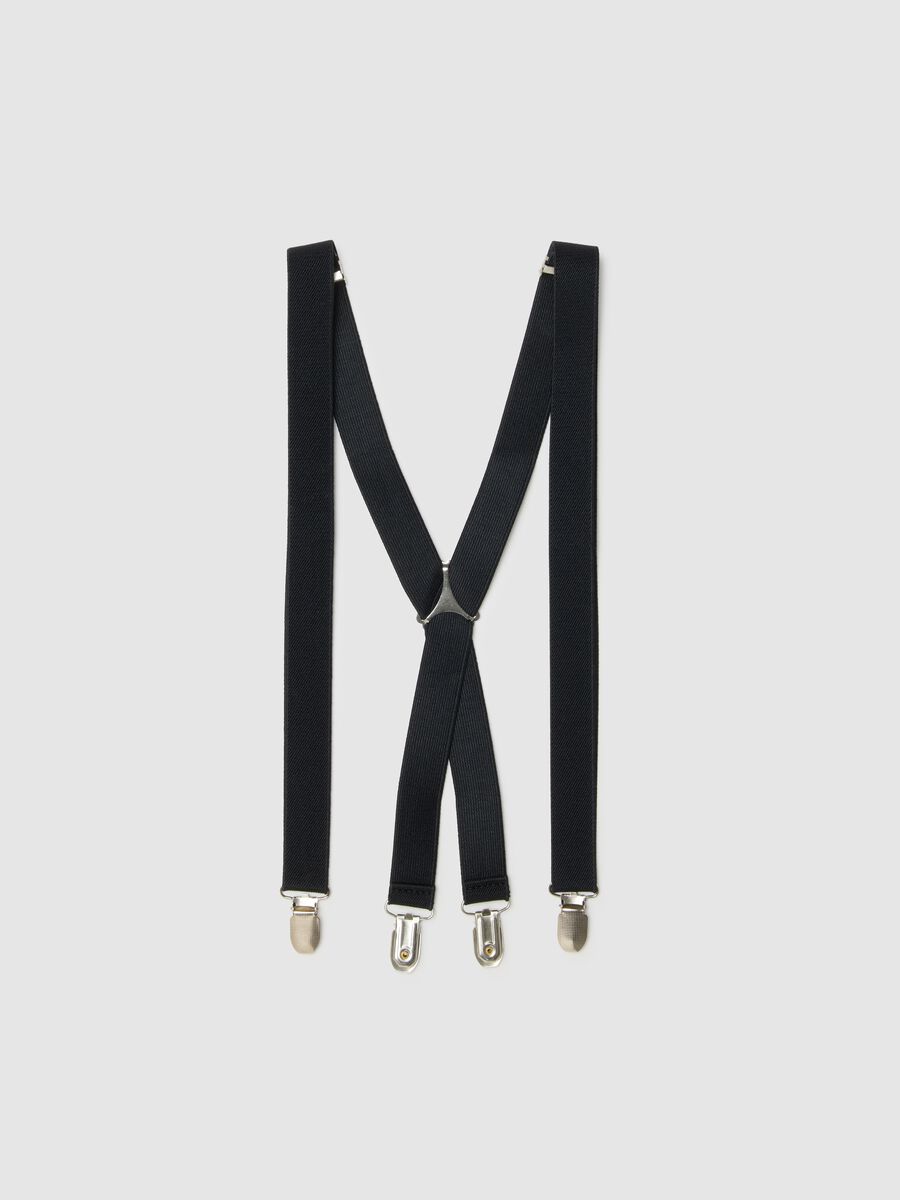 Bretelle nere con chiusura regolabile_0