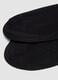 Black long socks in pure cotton_2