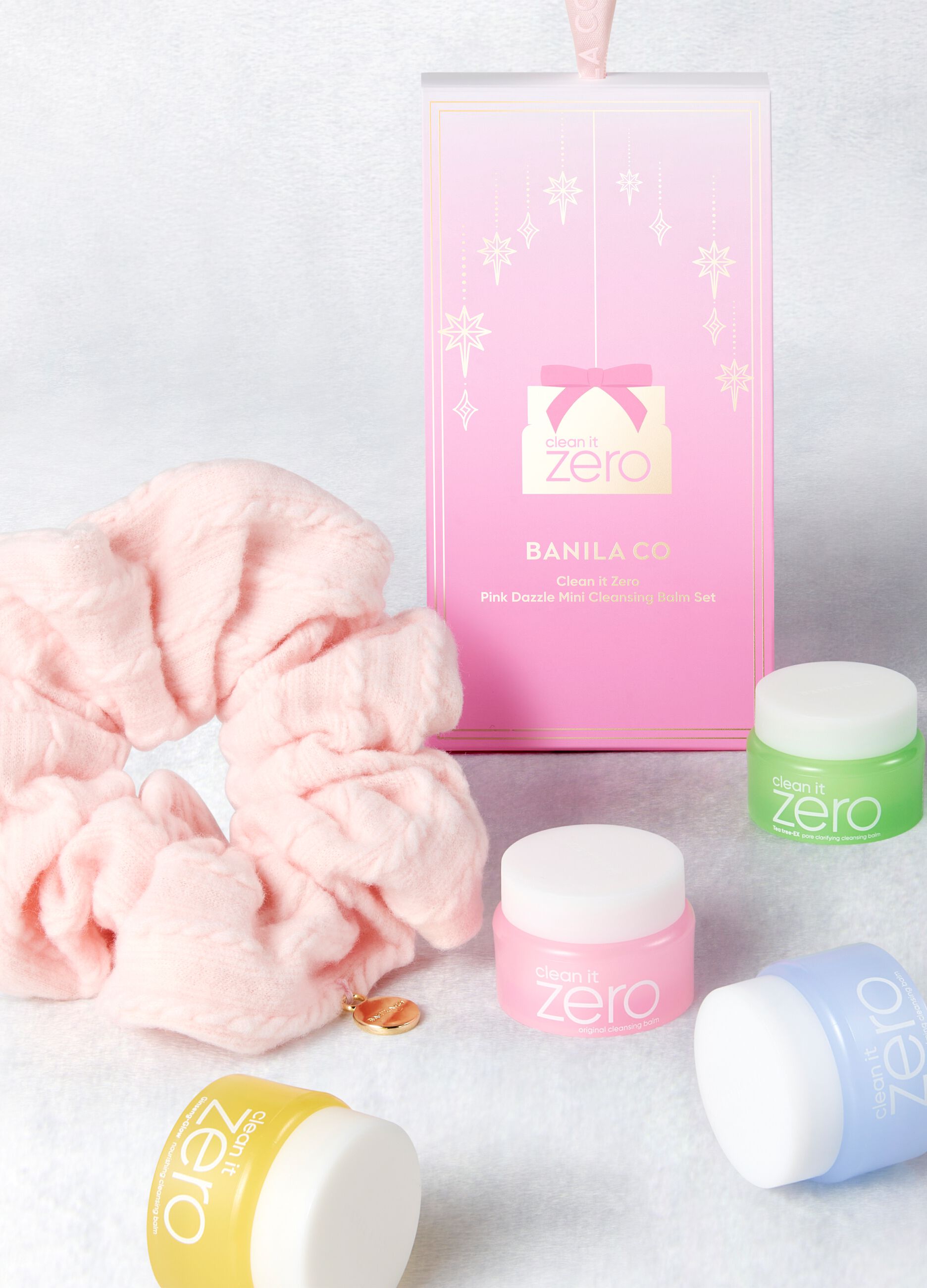 Clean It Zero Pink Dazzle Mini Cleansing Balm Set &ndash; Korean Make-Up