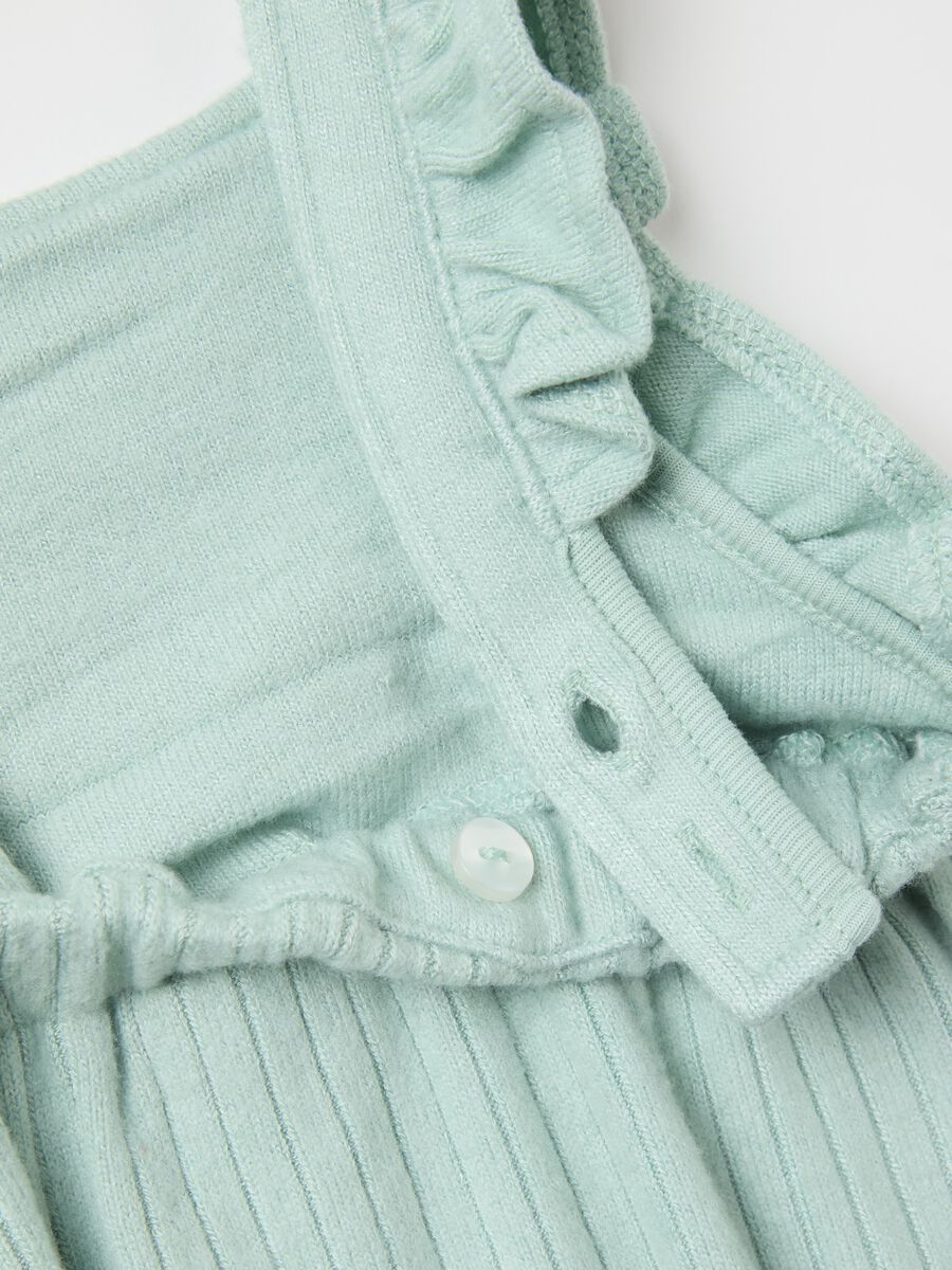 Ribbed knit dungarees with frill_2