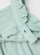 Salopette in maglia a coste con rouche_2