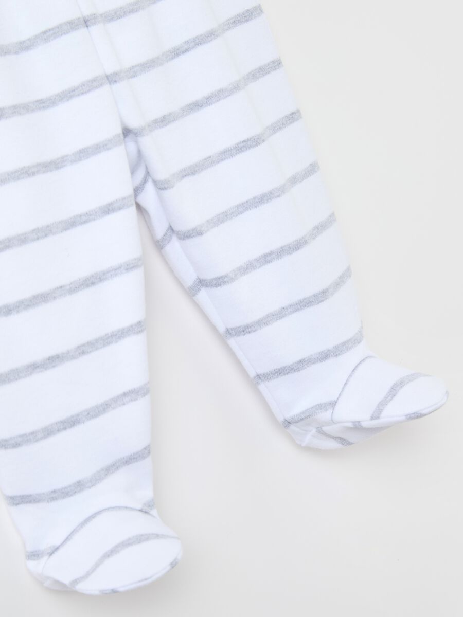 Top and baby leggings set in cotton with animals embroidery_2