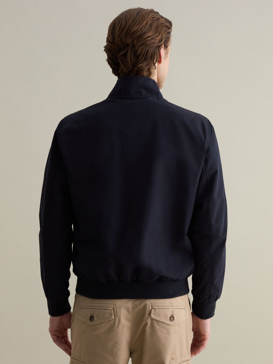 Full-zip bomber jacket with high neck_2