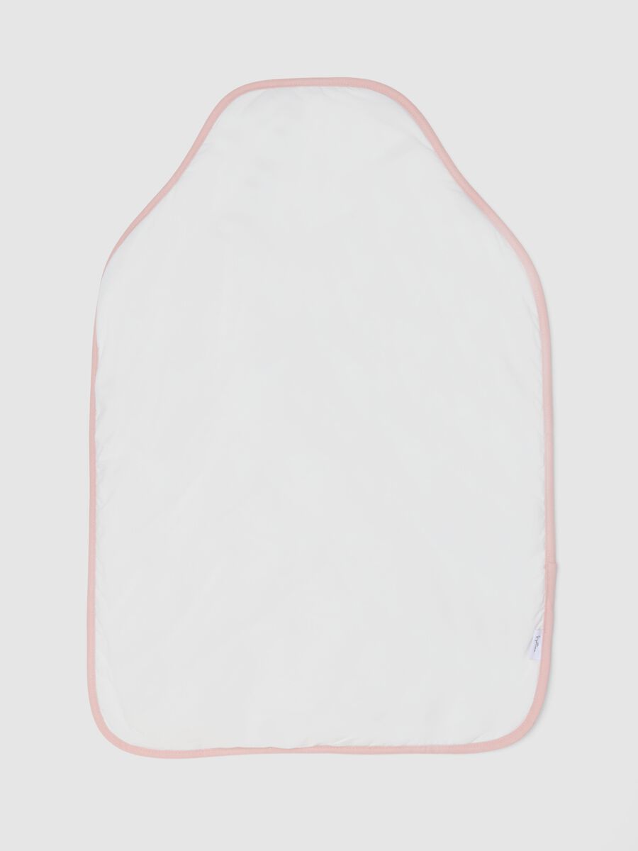 Pink 100% cotton baby changing mat with teddy bear design_2